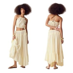 J.Crew Halter top and skirt set in airy gauze NWT Size XS